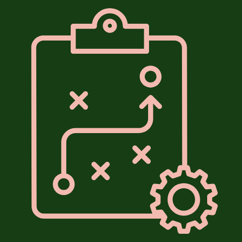 strategie makelaars marketing symbool
